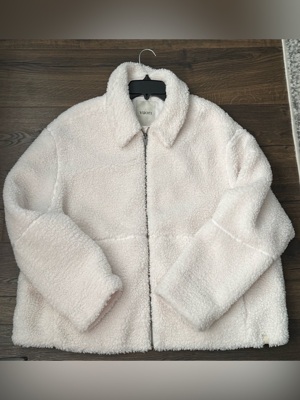 Vuori Lou Full Zip Jacket Marshmallow XL NWT
